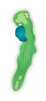 Crooked Oaks Golf Course Hole 8 Overview