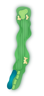 Crooked Oaks Golf Course Hole 11 Overview