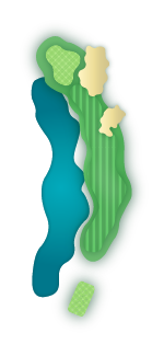 Ocean Winds Golf Course Hole 17 Overview