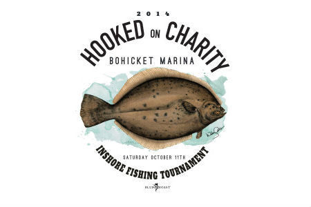 hooked on charity flyer