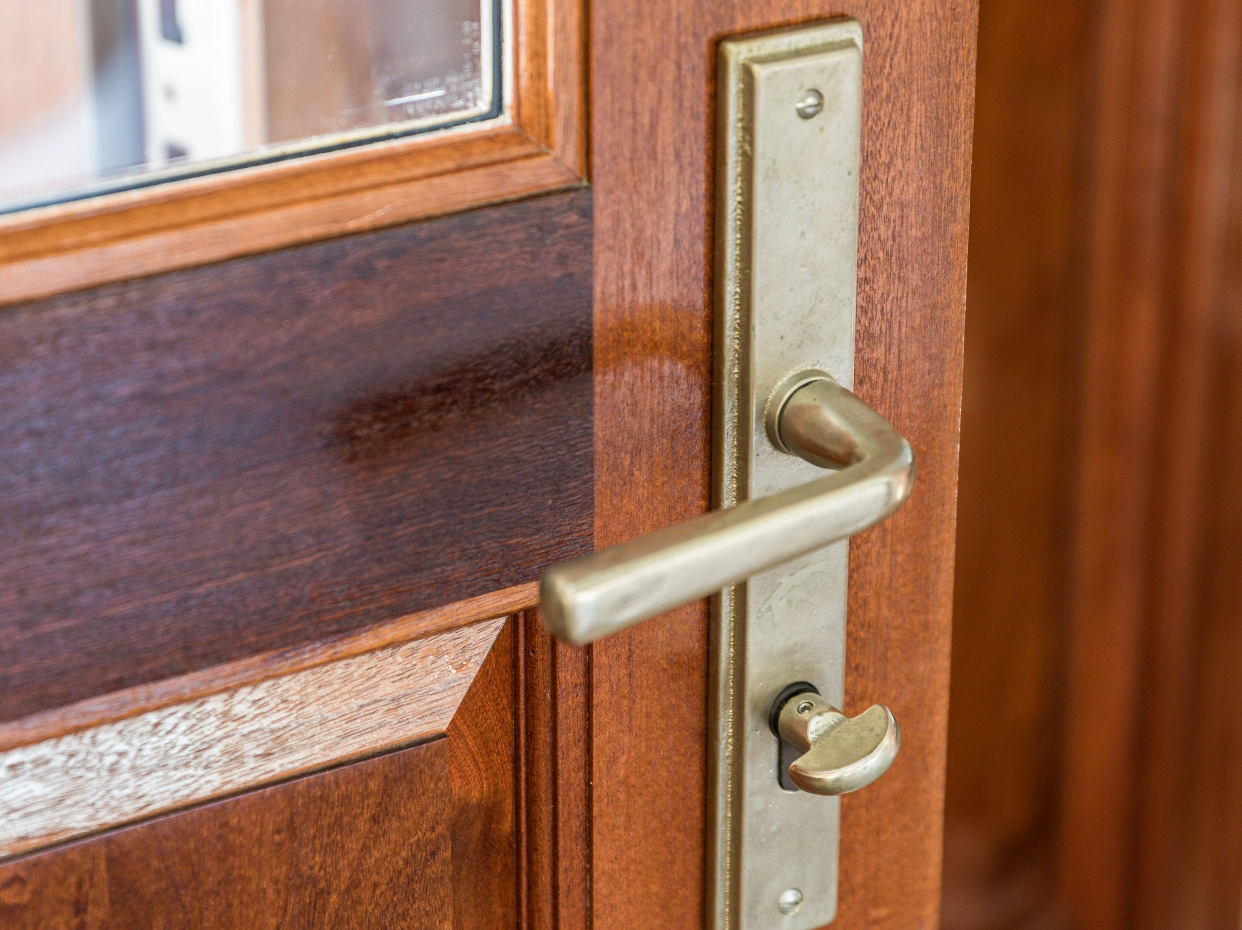 Door handle unique features in real estate